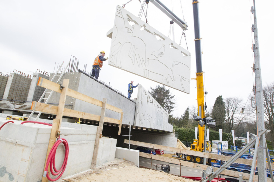 Ecoduct-Boele-Staal_montage